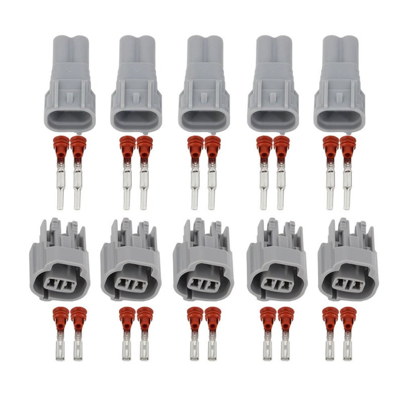 5 Sets 2 Pin DJ702321121Car connector plug Car Waterproof fog lamp plug for SGMW Toyota car ect